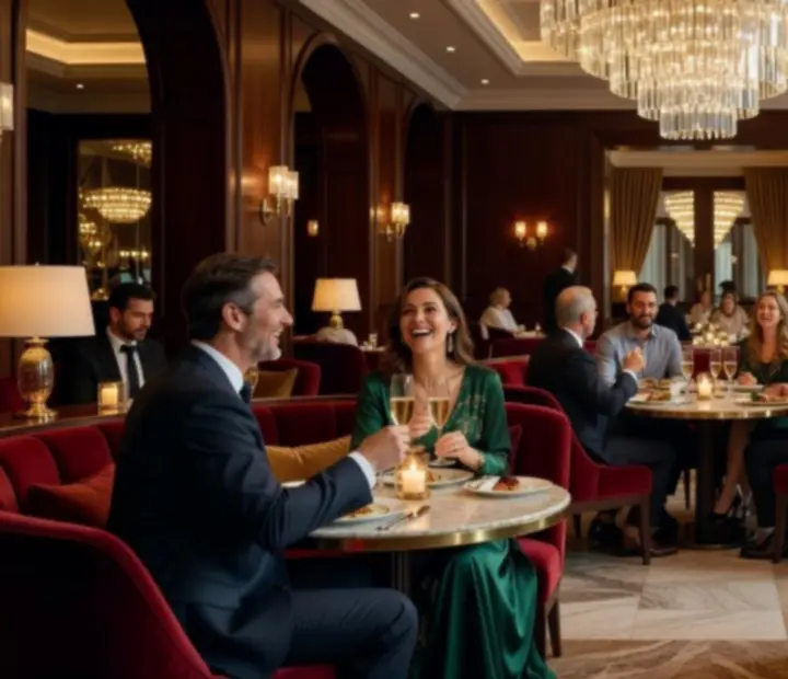 Cinematiczna galeria z kolacji i wieczorów VIP w restauracji Kravinostera